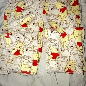 Pajamas with Bear Print - Red and Yellow